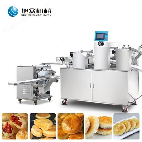 农村创业设备旭众酥饼机厂家 仿手工酥饼机 糖酥饼生产线