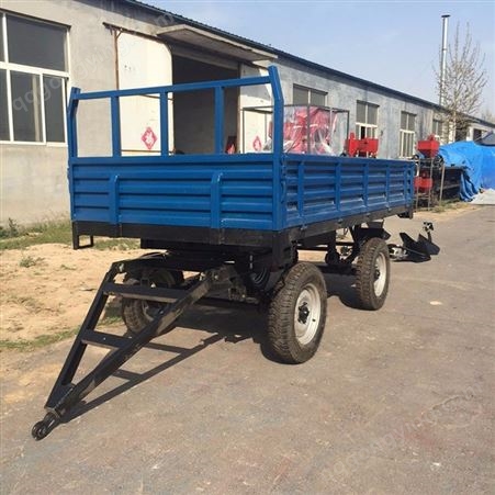 单轴双轮载重2吨拖车 高质量挂车 优质农用拖拉机挂车斗