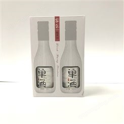 森峰彩印 双支米酒包装盒 PVC包装盒定制 包装盒大量现货
