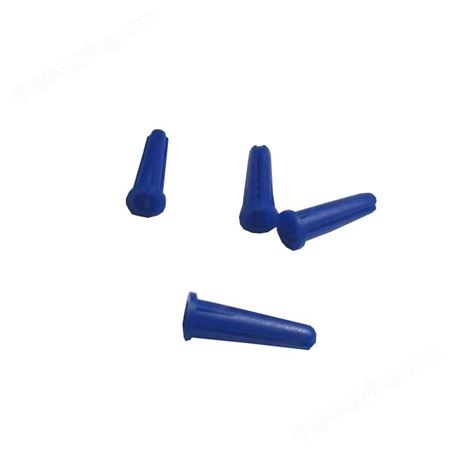 067E龙三厂家供应蓝色塑料膨胀钉 067E塔形壁虎螺丝 膨胀栓8*25mm