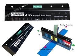 AGV16位磁导航  CAN总线协议 CAN协议输出 NS极 感应距离一键设定
