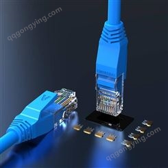 胜为电脑宽带路由器超五类网线 15米蓝色无氧铜百兆非屏蔽cat5e类网络跳线 LC-2150C