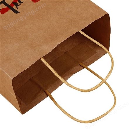 手提袋定制外卖打包纸袋精美奶茶牛皮纸袋手提袋印刷服装购物袋