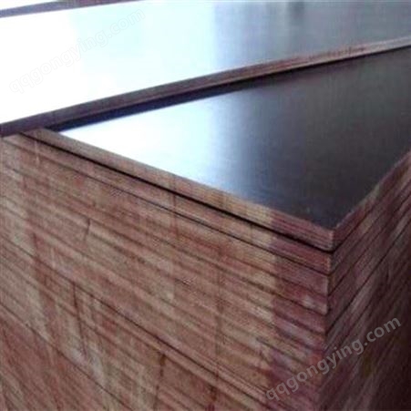 冠宇木业 厂家批发 建筑用清水覆膜板 胶合板 高层用建筑模板