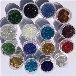 玻璃珠厂家直供 彩色玻璃珠 玻璃扁珠 磨砂玻璃珠 玻璃砂 日进矿产