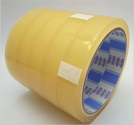 积水#830透明丙烯酸耐水油墨丝印封网包装单面胶带 厚度0.09MM