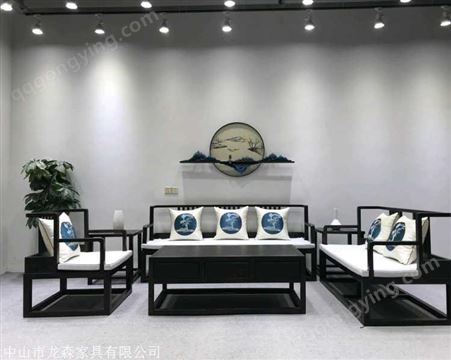 广西 新中式家具沙发 白蜡木沙发多钱一套价格 启航木业