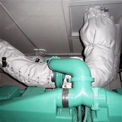 帕克 合肥排气系统隔热罩 不锈钢波纹管防高温隔热包裹材料防火棉