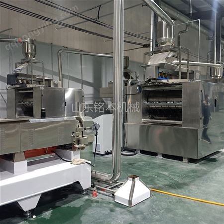 山东铭本机械 提供技术支持 冲泡玉米片生产线 早餐谷物麦片设备