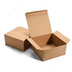 定做外卖纸盒 一次性炸鸡牛皮纸盒 可定制防油透气食品包装盒工厂