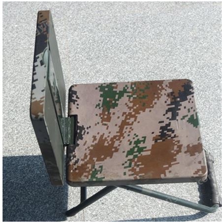 军绿便携式多功能折叠桌椅 多功能折叠椅 户外单人作业训练桌椅