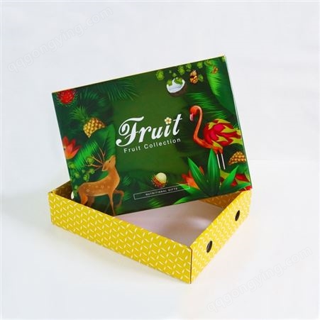 水果礼盒定制手提苹果奇异果包装盒子定做天地盖瓦楞纸盒印刷工厂