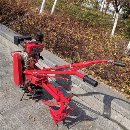 独轮链辊耕整机 单人操作翻转犁地机 家用耕地耕田机