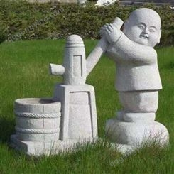 景观园林石雕人物 青石人物人物雕塑 广场学校使用