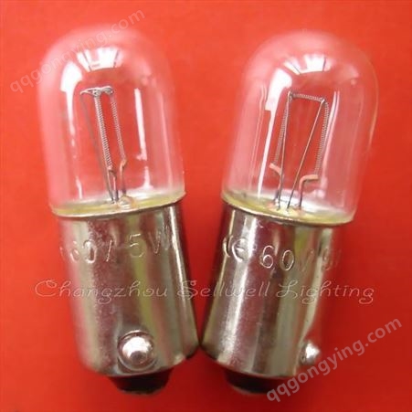 生产隧道微型灯泡 60v 5w ba9s t10x28超亮 miniature lamp a011