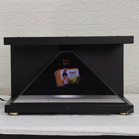 SMX-18022裸眼3d广告机高强度钢化光学玻璃面板展示柜全息投影展柜