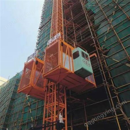 施工升降机租赁 建筑工地人货两用电梯升降梯