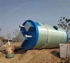地埋式一体化预制泵站 玻璃钢雨水提升泵站 全自动污水处理设备