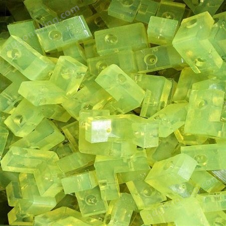 重庆黄色pu聚氨酯条减震机械玻璃分隔限位卡条聚氨酯制品