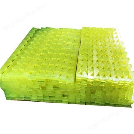重庆黄色pu聚氨酯条减震机械玻璃分隔限位卡条聚氨酯制品