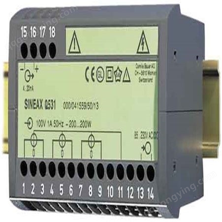 单功能功率变送器SINEAX Q531三相功率变送器 功率分配器 电压变送器