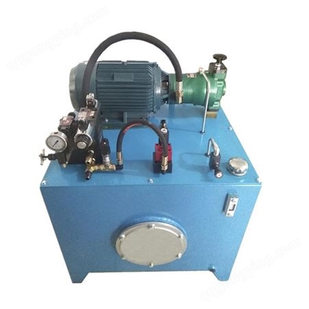 OS120L液压泵站 OSW-5HP+VP30-FL 液压站 液压系统 平行双主轴车床液压系统