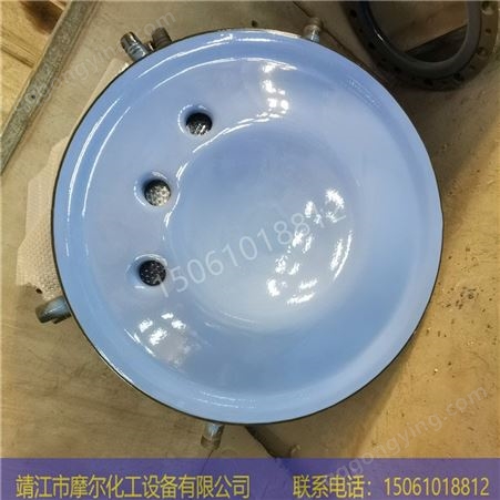 搪瓷碟片式冷凝器  10平方 采用高硅含量耐酸瓷釉制作 多孔耐压性强