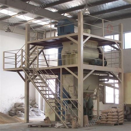 予正环保循环作业式干粉砂浆生产线 干沙浆烘干设备