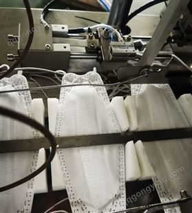 润泰  一拖一鱼形口罩机  纺织厂 全自动柳叶型制造机 Model-KF94