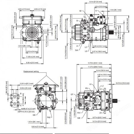 PARKER C081C液压行走泵整机替代互换经营销售