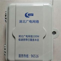 安广网络光缆分光箱32芯分光路器箱