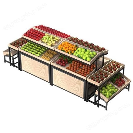果蔬货架定制 水果展示柜 生产厂家 杭州坚塔货架