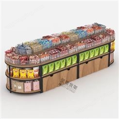 好幸福零食店货架 梯形零食货架定制 杭州坚塔货架
