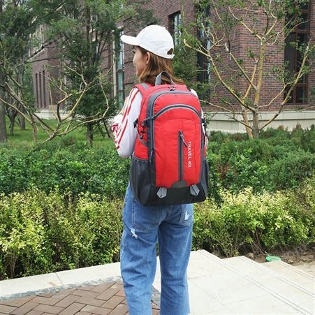 户外通用登山包双肩包 新款徒步旅行户外背包旅行包定制logo