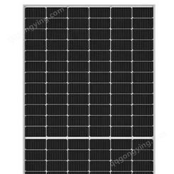 隆基太阳能发电板350W375W光伏板太阳能板光伏组件 隆基太阳能板厂家质保