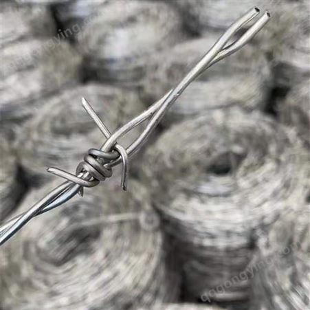 上锌量高达270克的普通刺丝刺绳 出口专用刺绳双股 大量现货