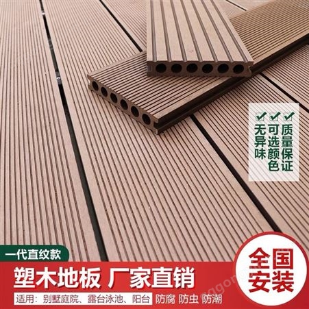 户外塑木地板 苏州塑木地板厂家批发 二代共挤塑木地板 23/25厚等