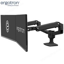 爱格升（ERGOTRON）45-509-216 40“大屏双显示器支架 电脑显示器显示屏支架双屏 显示器支架臂 双屏支架