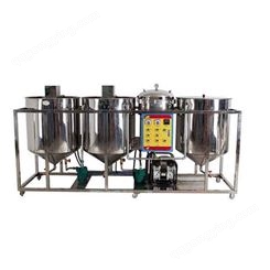 花生油精炼机组 小型山茶油精炼机设备 食用油精炼加工生产线