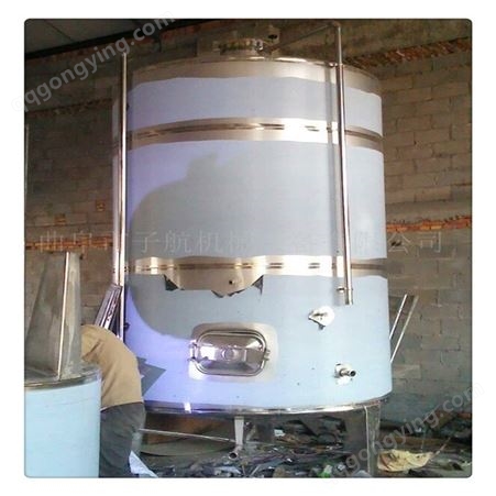 子航机械 定做304不锈钢 立式大型储罐 卫生级环保储液储水储存罐