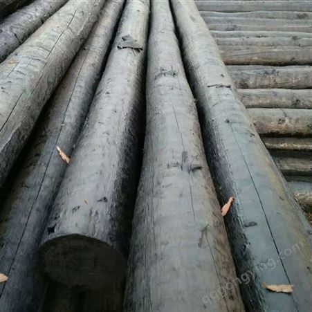 6米7米8米9米10米防腐油木杆 通信油木杆 电力木杆 架光缆用油木杆