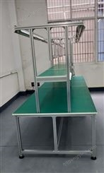 无尘车间工作台PVC防静电面板操作打包桌手工作业线