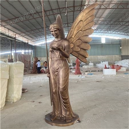 天使人物雕塑 中山玻璃钢人物雕塑厂家 楼盘欧式人物雕像