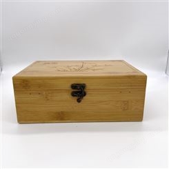 定制竹子盒子木质茶叶盒储物盒 竹木制礼品盒美观实用