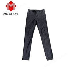 广州扎古米 工厂批发二手衣服出口女款棉布长裤二手