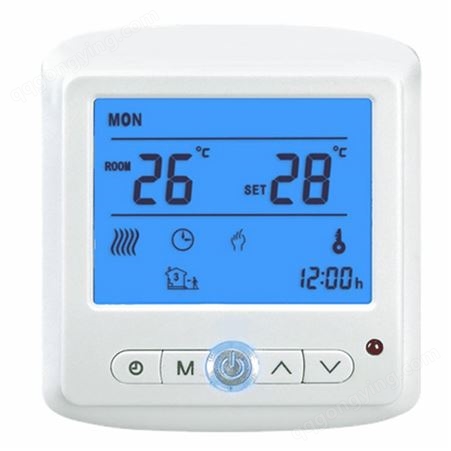 智能地暖温控器大功率触摸屏可调LCD液晶大屏数 温控开关