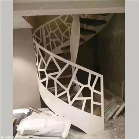 楼梯厂家 弧形钢木楼梯工程定制