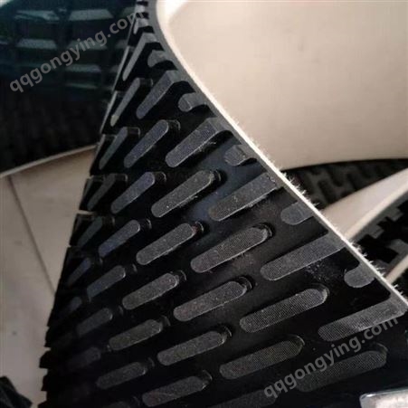 洛汐传动 生产厂家 工字型花纹爬坡带 席面花纹pvc输送带