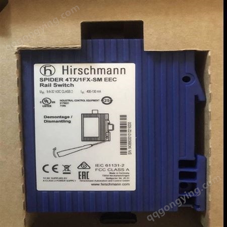 hirschmann赫斯曼网络交换机SPIDER 4TX/1FX-ST EEC