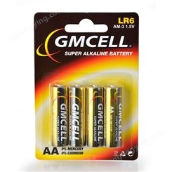 GMCELL 电池生产厂家 碱性电池 5号电池 AA LR6 厂家直供 遥控玩具 干电池